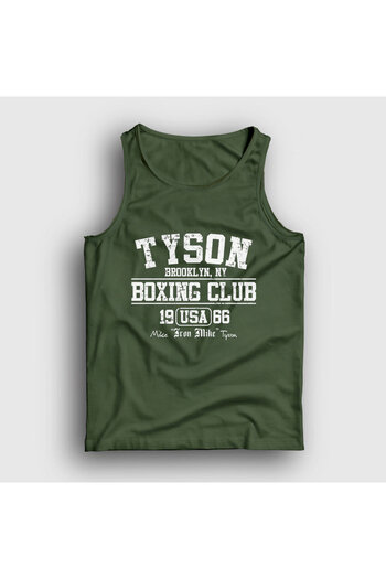 Presmono Unisex Khaki Boxing Club Mike Tyson Athlete157772tt