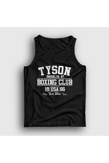 Presmono Unisex Black Boxing Club Mike Tyson Athlete157772tt