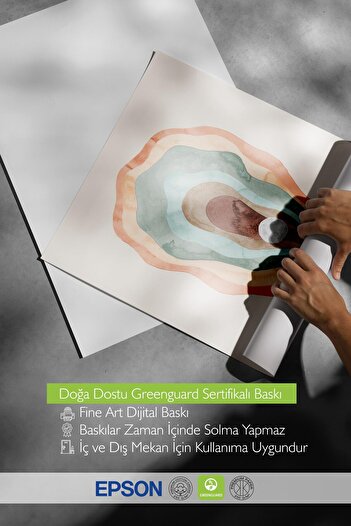 Postifull Watercolour Oyster Poster, Frameless Wall Poster, Vertical Wall Painting Comfort Series No: 108522