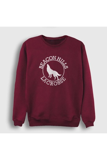 Presmono Φούτερ Unisex Claret Red Beacon Hills Lacrosse V2 Array Teen Wolf 330847 ττ