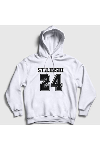 Presmono Unisex White Stiles Stilinski Φούτερ με κουκούλα Teen Wolf 341037 tt
