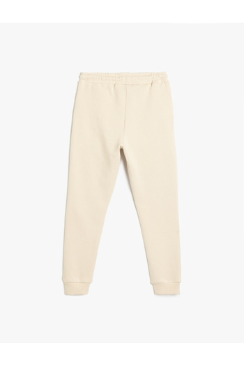 Koton Jogger-Jogginghose mit Slogan-Aufdruck, Tasche und Taille
