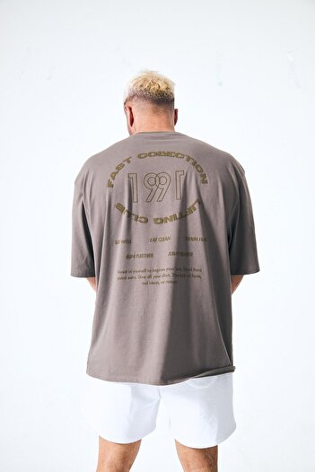 QUİCKPREP Μοντέλο 1991 Oversize Embossed Printed