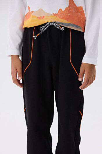 Nebbati BG Store Erkek Çocuk Siyah Eşofman Altı
