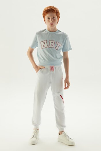 Nebbati BG Store Boy's White Sweatpants