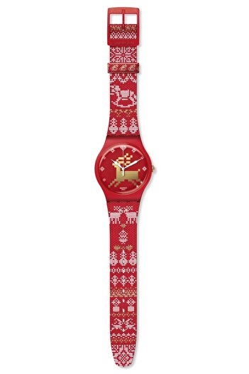 Swatch RED KNIT - X-Mas Special 2013