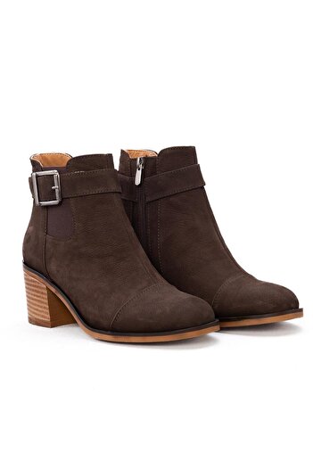 Gusse Γυναικείες μπότες Ariane από γνήσιο δέρμα Nubuck 304-1