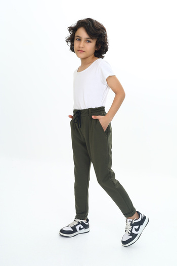 e-çocuk Boy's Double Leg Sweatpants 6601-6602
