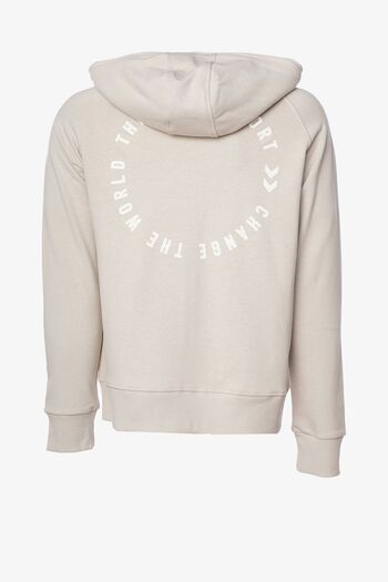hummel Men's Beige Sweatshirt Hmlsean Zip -921827-8140