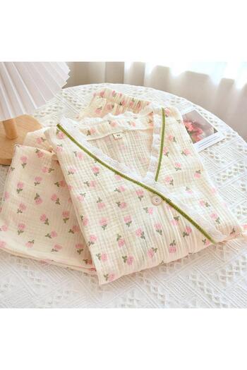 Global Organic Cotton Muslin Fabric Pajama Set