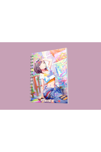 nihonwosekai 50 Sheets Hatsune Miku Colorful Pjsekai Project Sekai Anime A5 Boy Spiral Notebook Shinonome Ena