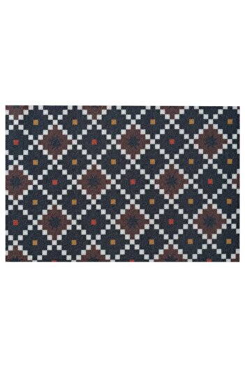 IKEA SEKRETESS 40x60 cm Çok Renkli Kaymaz Kaydırmaz Tabanlı Kapı Önü Paspas