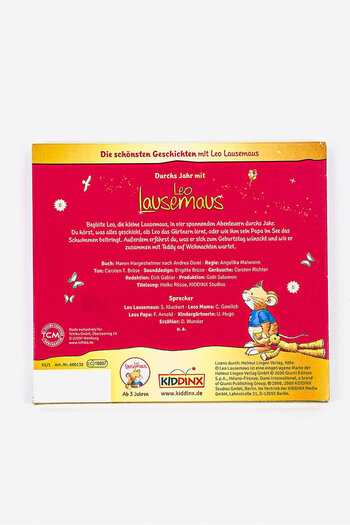 Tchibo Through The Year With Leo Lausemaus CD, Red and Gold