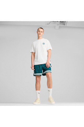 Puma X Ptc Aop Mesh Shorts Unisex Green Shorts