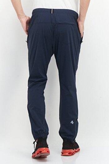Fourlaps Men Regular Fit Plain Jogger Pant, Navy