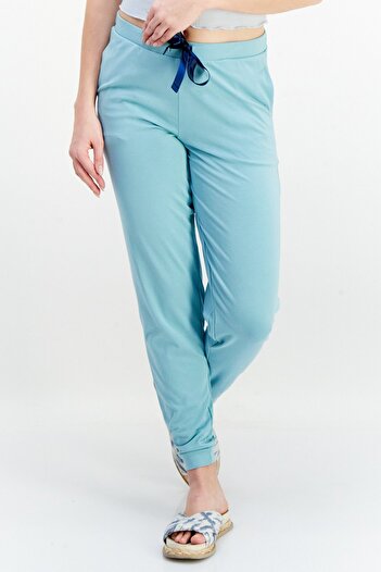 Lark Women Regular Fit Plain Sweatpants, Light Blue