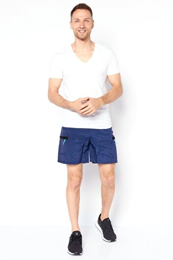Puma Men Sportswear Fit Brand Logo Training Shorts, Navy Bue