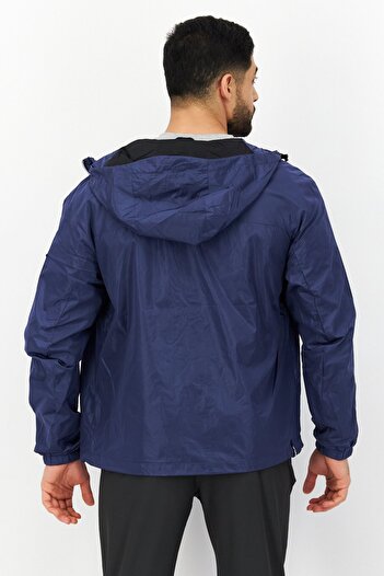 Replay Men Plain Windbreaker Jacket, Blue