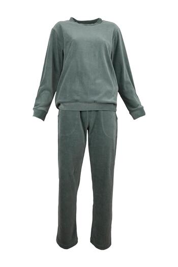 Baveno Unisex Yetişkin Cepli Rahat Günlük Giyim Alt Üst Takım Baveno Home