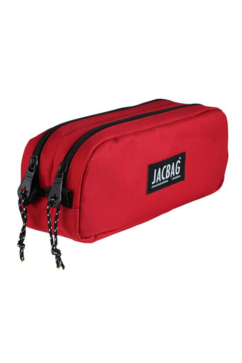 Jacbag Dual Pouch Pencil Case-Double Compartment Pencil Case