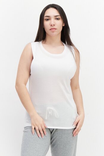 Reebok Women Sportswear Fit Muscle Tank Top, White