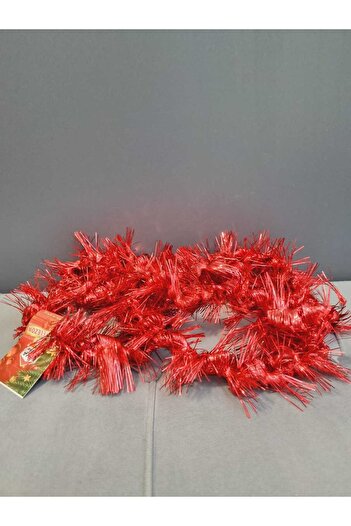 Leva House Christmas Red Glitter Ornament Coil Tree