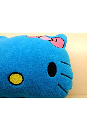 Işık kasabası Mavi Hello Kitty Yastık