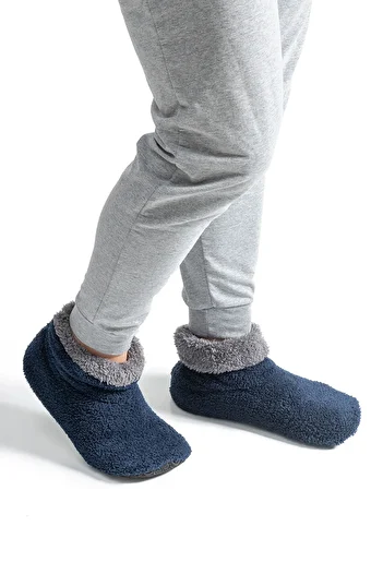 Twigy Ανδρικές άνετες μπότες για το σπίτι Navy Blue - Μέγεθος 41/46