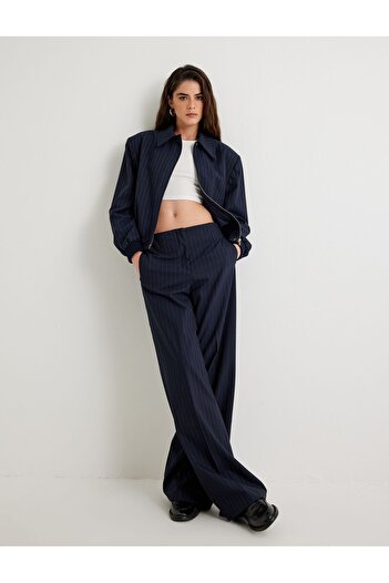 Koton Wide Leg Fabric Trousers High Waist