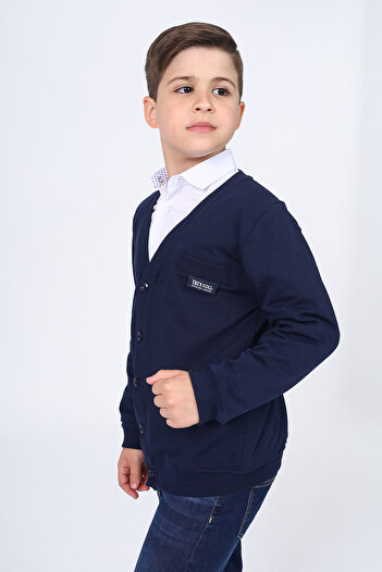 Toontoy Boy's School Cardigan
