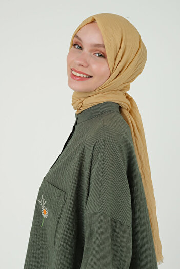 HEQA Natural Şal Küllü Sarı