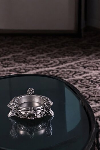 Evene Ashtray Silver Antique Ash Tray Decorative Ashtray Model 7