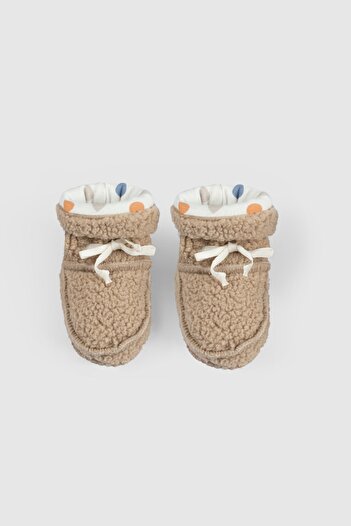Little Gusto Wellsoft Beige Baby Booties