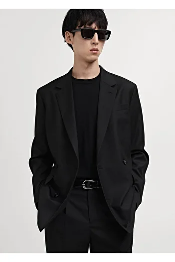 MANGO Man Boston Regular Fit Double Breasted Blazer Jacket