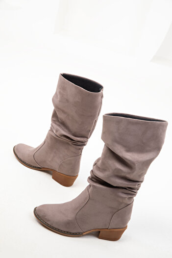 SOHO Mink Suede-Mink Women's Boots & Bootie 15331