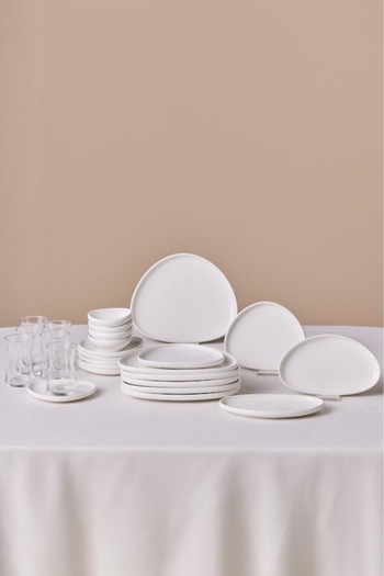 Karaca Forever Bone Miranda 26 Piece Breakfast Set for 6