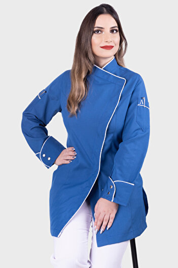 Üniformanya Jachetă de bucătar hijab - Bucătară pentru femei, îmbrăcăminte din alpaca, uniformă de bucătar