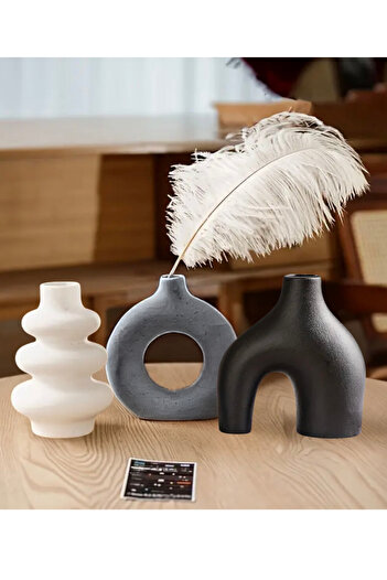 Rummjewelry 3-Piece Nordic Style Bohemian Vase Gift Pinterest Pampas Vase Set Vase Decorative Item