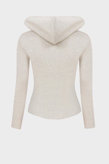 IAMNOTBASIC Beige Melange Rowen Cardigan