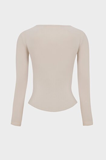 IAMNOTBASIC Beige Candice Top