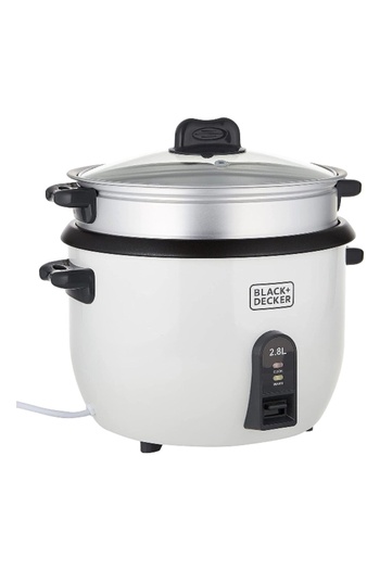 Black&Decker 1100W Non-Stick Rice Cooker 2.8 Liter RC2850-B5