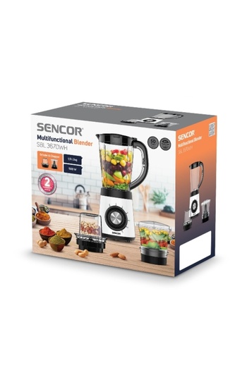 Sencor خلاط 600 واط متعدد الألوان سعة 1.5 لتر JAHSBL41014931