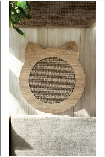 AKTURK HOME Natural Cat Grooming Board Special Pattern