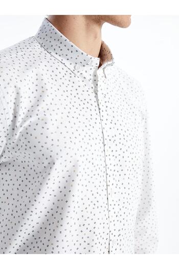 LC Waikiki Lcw Vision Slim Fit Long Sleeve Print Dobby Men's Shirt