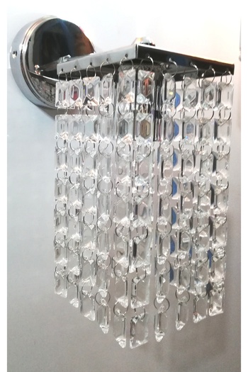 TEKAY AYDINLATMA Metal Chrome Stone Wall Sconce