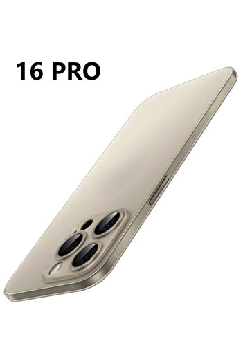 USIDE iPhone 16 Pro Ultra Thin Translucent Case Matte Surface Minimalist Cover with Anti-Dirty Camera Protection