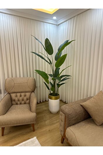 İremÇiçekçilik 200 Cm 24 Yaprak Yapay Ağaç Yapay Çiçek Uygula Salon Bitkisi