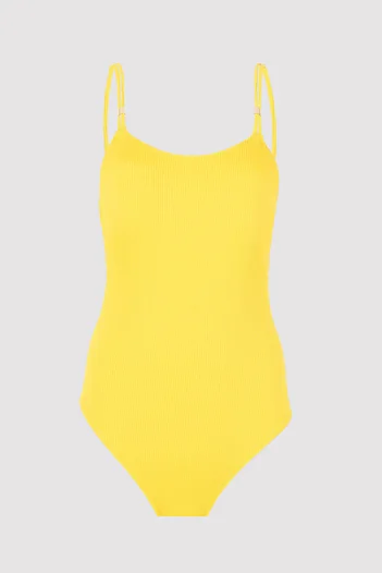 LOYA Ruth Yellow Corded Swimsuit
