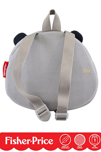 FISHER PRICE Girl's Beige Panda Plush Backpack
