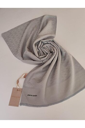 Pierre Cardin Light Gray Shawl - Relaxed Fit